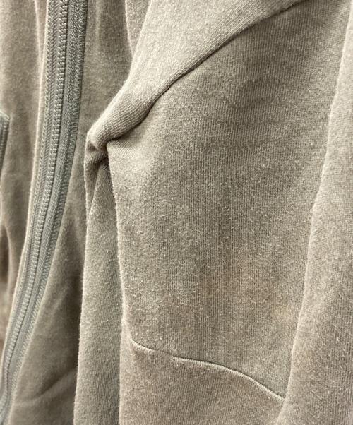 C.P COMPANY（シーピーカンパニー）C.P COMPANY (シーピーカンパニー) Diagonal Raised Fleece Goggle Zipped Hoodie グリーン サイズ:Lの古着・服飾アイテム
