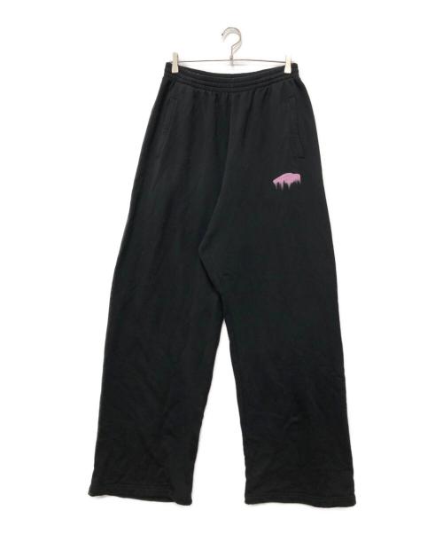 BALENCIAGA（バレンシアガ）BALENCIAGA (バレンシアガ) WET BRUSH バギースウェットパンツ ブラック サイズ:Mの古着・服飾アイテム