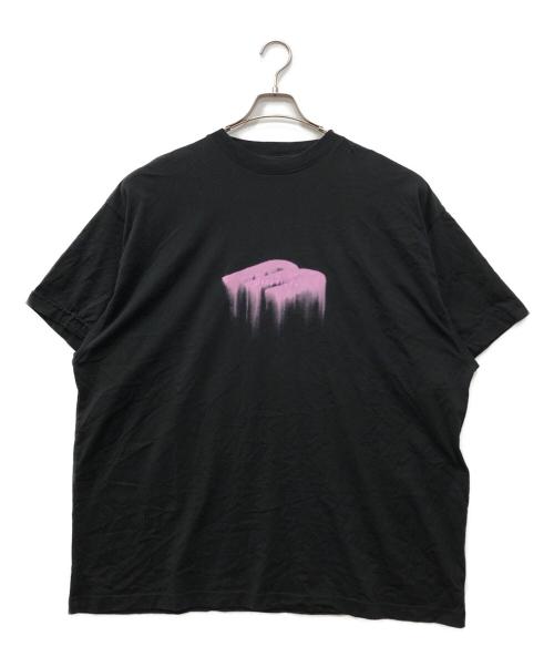 BALENCIAGA（バレンシアガ）BALENCIAGA (バレンシアガ) Wet Brush オーバーサイズ Tシャツ ブラック サイズ:XLの古着・服飾アイテム