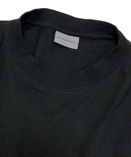 BALENCIAGA（バレンシアガ）BALENCIAGA (バレンシアガ) Wet Brush オーバーサイズ Tシャツ ブラック サイズ:XLの古着・服飾アイテム