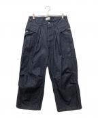 HERILLヘリル）の古着「15oz DENIM CARGO PANTS」｜ブルー