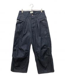 HERILL（ヘリル）の古着「15oz DENIM CARGO PANTS」｜ブルー