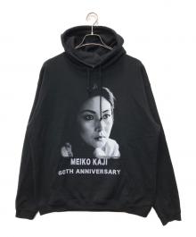 WILDSIDE YOHJI YAMAMOTO（ワイルドサイド ヨウジ ヤマモト）の古着「MEIKO KAJI 60TH HOODIE A」｜ブラック