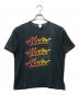 ALVA SKATES（アルバ スケート）の古着「三段ロゴプリントTシャツ」｜ブラック
