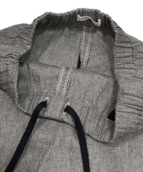 GALERIE VIE（ギャルリーヴィー）GALERIE VIE (ギャルリーヴィー) コットンリネンストレッチイージーワイドパンツ グレー サイズ:36 未使用品の古着・服飾アイテム