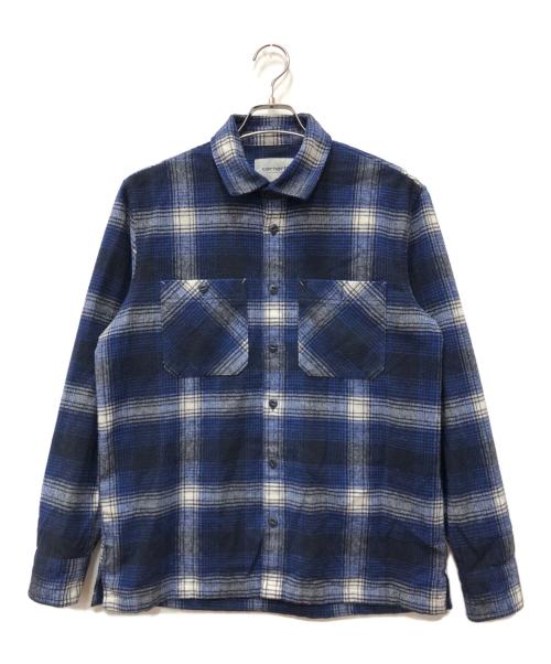 CarHartt（カーハート）CarHartt (カーハート) L/S NIGEL SHIRT ブルー サイズ:Mの古着・服飾アイテム