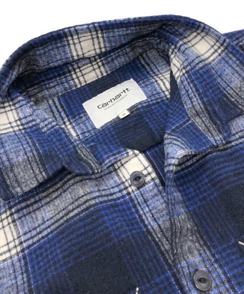 CarHartt（カーハート）CarHartt (カーハート) L/S NIGEL SHIRT ブルー サイズ:Mの古着・服飾アイテム