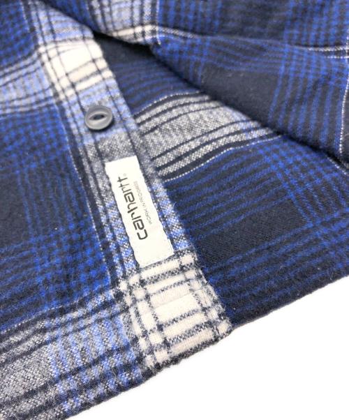 CarHartt（カーハート）CarHartt (カーハート) L/S NIGEL SHIRT ブルー サイズ:Mの古着・服飾アイテム