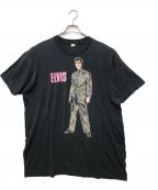 ELVIS PRESLEYエルビスプレスリー）の古着「プリントTシャツ」｜ブラック