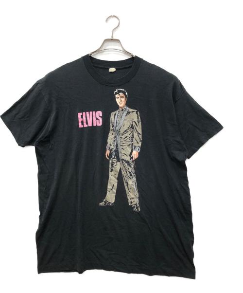 ELVIS PRESLEY（エルビスプレスリー）ELVIS PRESLEY (エルビスプレスリー) プリントTシャツ ブラック サイズ:XXXLの古着・服飾アイテム