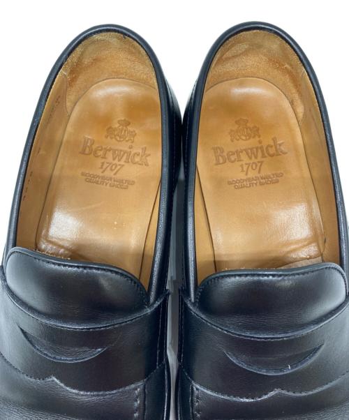 berwick（バーウィック）berwick (バーウィック) ローファー ブラック サイズ:UK6の古着・服飾アイテム