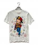 FRUIT OF THE LOOMフルーツオブザルーム）の古着「BETTY BOOP プリントTシャツ」｜ホワイト