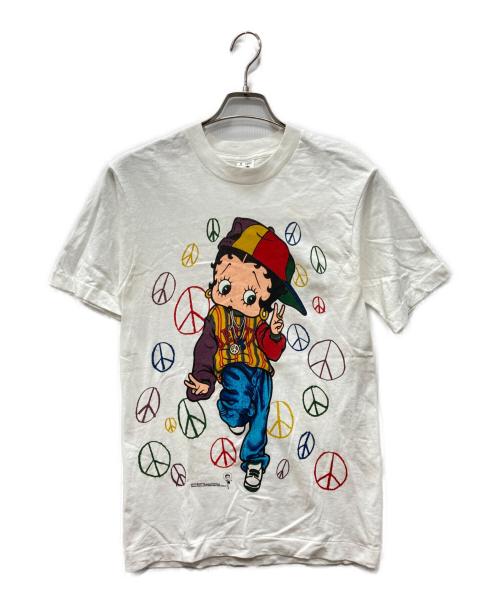 FRUIT OF THE LOOM（フルーツオブザルーム）FRUIT OF THE LOOM (フルーツオブザルーム) BETTY BOOP プリントTシャツ ホワイト サイズ:Sの古着・服飾アイテム