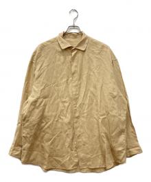 Porter Classic（ポータークラシック）の古着「リネンシャツ」｜ベージュ