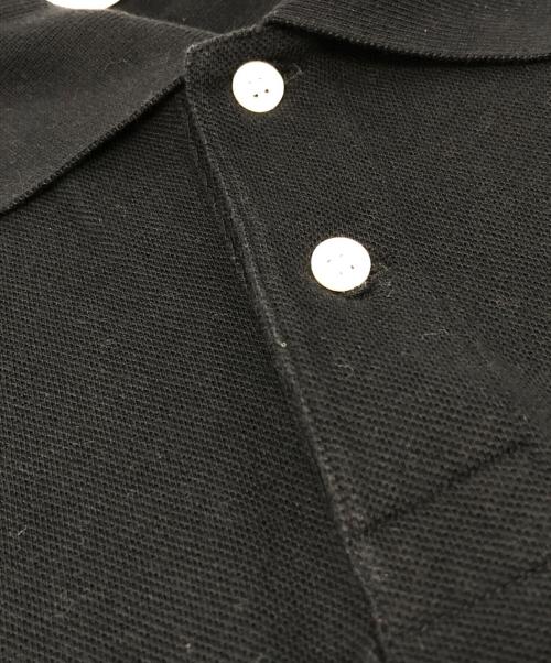 PLAY COMME des GARCONS（プレイコムデギャルソン）PLAY COMME des GARCONS (プレイコムデギャルソン) ハートワッペンポロシャツ ブラック サイズ:Mの古着・服飾アイテム
