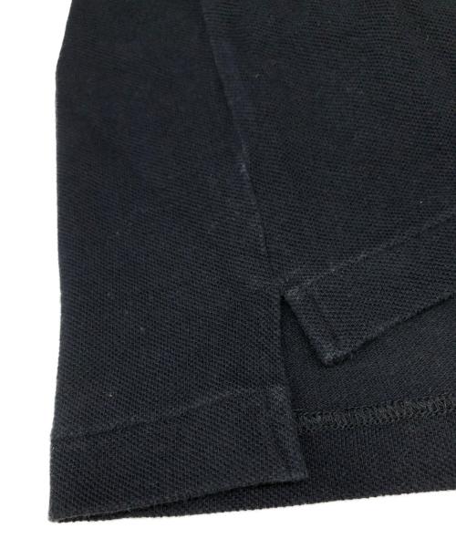 PLAY COMME des GARCONS（プレイコムデギャルソン）PLAY COMME des GARCONS (プレイコムデギャルソン) ハートワッペンポロシャツ ブラック サイズ:Mの古着・服飾アイテム