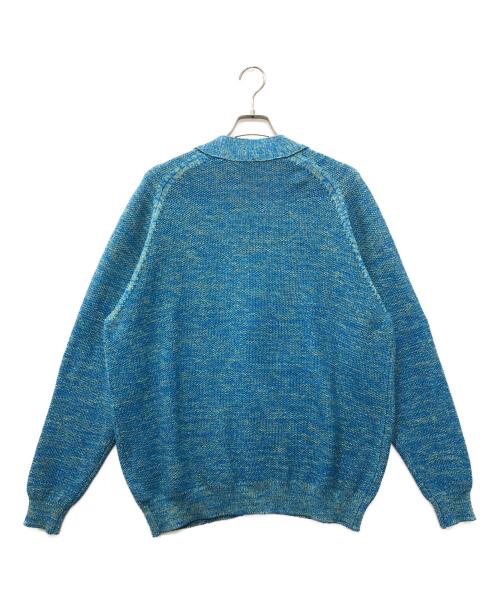artens（アーテンス）artens (アーテンス) コットン ペーパー カーディガン スカイブルー サイズ:5の古着・服飾アイテム