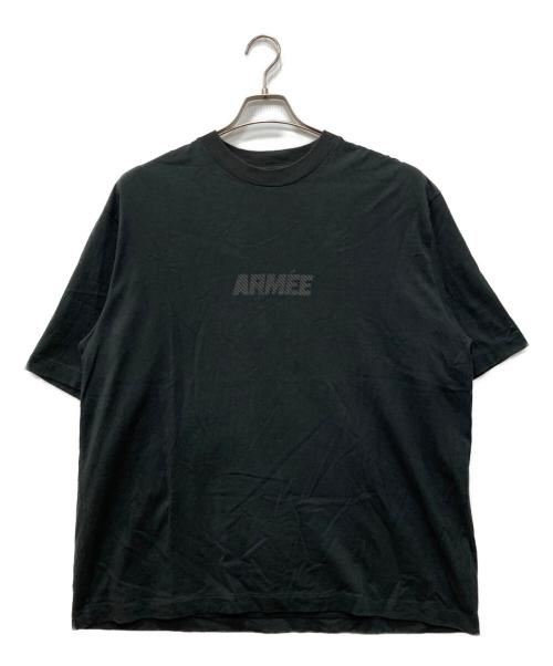blurhms ROOTSTOCK（ブラームスルーツストック）blurhms ROOTSTOCK (ブラームスルーツストック) ARMEE プリントTシャツ ブラック サイズ:下記参照の古着・服飾アイテム
