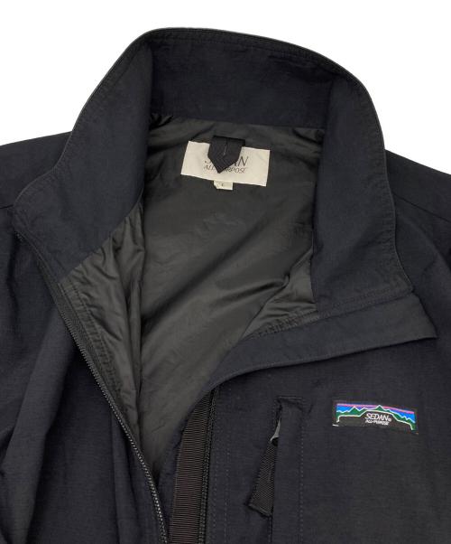 SEDAN ALL-PURPOSE（セダンオールパーパス）SEDAN ALL-PURPOSE (セダンオールパーパス) Full Zip Packable Vest ブラック サイズ:Lの古着・服飾アイテム