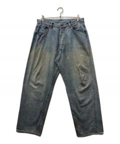 中古・古着通販】COMOLI (コモリ) 5Pデニムパンツ ブリーチ インディゴ