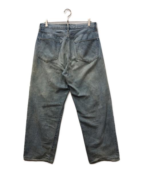 COMOLI（コモリ）COMOLI (コモリ) ブリーチ加工5ポケットデニムパンツ ブルー サイズ:2の古着・服飾アイテム