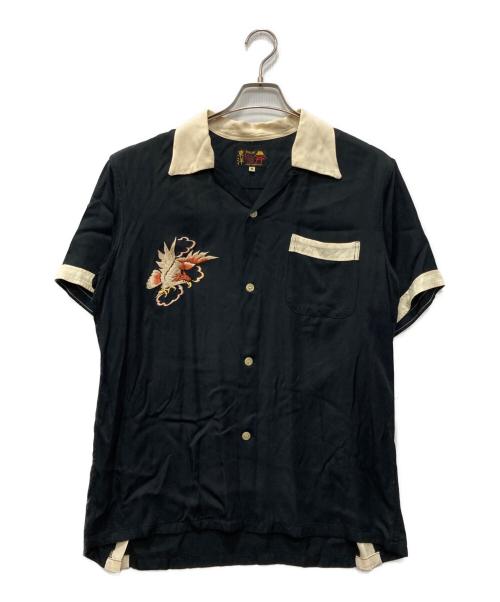 TAILOR 東洋（テーラー東洋）TAILOR 東洋 (テーラー東洋) SUKA BOWLING SHIRT “EAGLE” ブラック サイズ:Mの古着・服飾アイテム