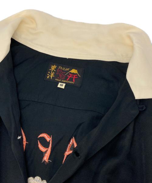 TAILOR 東洋（テーラー東洋）TAILOR 東洋 (テーラー東洋) SUKA BOWLING SHIRT “EAGLE” ブラック サイズ:Mの古着・服飾アイテム