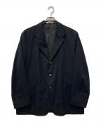 AURALEEオーラリー）の古着「SUPER FINE WOOL COTTON TWILL OVER JACKET」｜ブラック