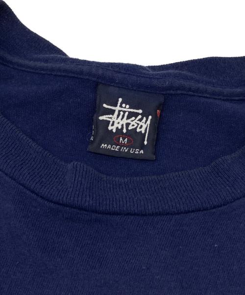stussy（ステューシー）stussy (ステューシー) 陰陽ドラゴンTシャツ ネイビー サイズ:Mの古着・服飾アイテム