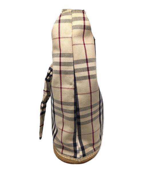 BURBERRY（バーバリー）BURBERRY (バーバリー) ノバチェックキャンバスショルダーバッグ ベージュ サイズ:下記参照の古着・服飾アイテム