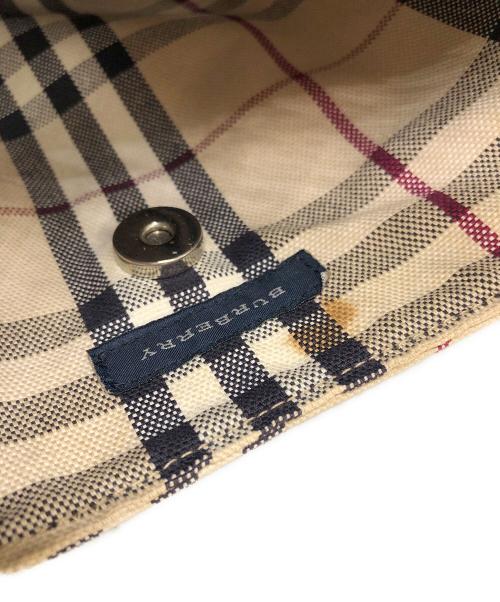 BURBERRY（バーバリー）BURBERRY (バーバリー) ノバチェックキャンバスショルダーバッグ ベージュ サイズ:下記参照の古着・服飾アイテム