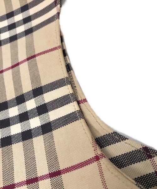 BURBERRY（バーバリー）BURBERRY (バーバリー) ノバチェックキャンバスショルダーバッグ ベージュ サイズ:下記参照の古着・服飾アイテム
