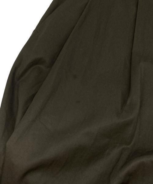 MARGARET HOWELL（マーガレットハウエル）MARGARET HOWELL (マーガレットハウエル) SOFT BRUSHED COTTON TWILL ワイドパンツ ブラウン サイズ:2の古着・服飾アイテム