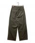 MARGARET HOWELL (マーガレットハウエル) SOFT BRUSHED COTTON TWILL ワイドパンツ ブラウン サイズ:2：15000円