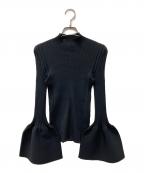 CFCLシーエフシーエル）の古着「POTTERY LONG BELL SLEEVE TOP」｜ブラック