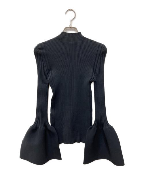 CFCL（シーエフシーエル）CFCL (シーエフシーエル) POTTERY LONG BELL SLEEVE TOP ブラック サイズ:1の古着・服飾アイテム