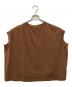 45R (フォーティファイブ・アール) カットワーク×天竺Mキャミ Tシャツ ブラウン：20000円