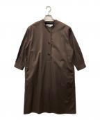 MHLエムエイチエル）の古着「COTTON WOOL TWILL OP」｜ブラウン