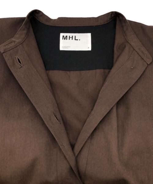 MHL（エムエイチエル）MHL (エムエイチエル) COTTON WOOL TWILL OP ブラウン サイズ:2の古着・服飾アイテム