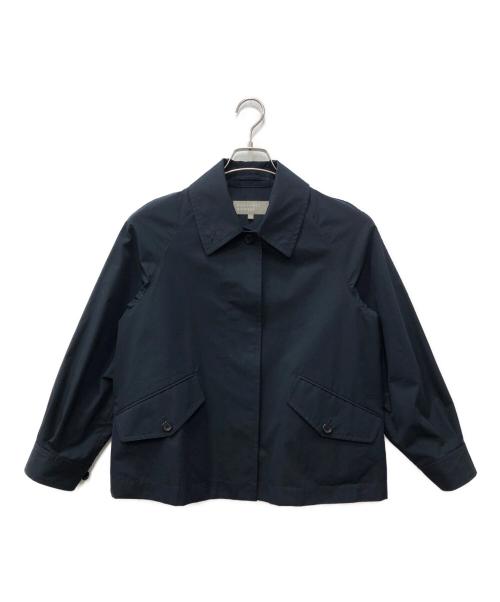 MARGARET HOWELL（マーガレットハウエル）MARGARET HOWELL (マーガレットハウエル) HIGH DENSE COTTON POPLIN ハーフコート ネイビー サイズ:1の古着・服飾アイテム