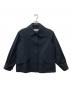 MARGARET HOWELL（マーガレットハウエル）の古着「HIGH DENSE COTTON POPLIN ハーフコート」｜ネイビー