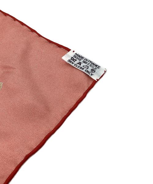 HERMES（エルメス）HERMES (エルメス) カレ45 fleurs pour le dire/花の手紙 ピンク サイズ:下記参照の古着・服飾アイテム