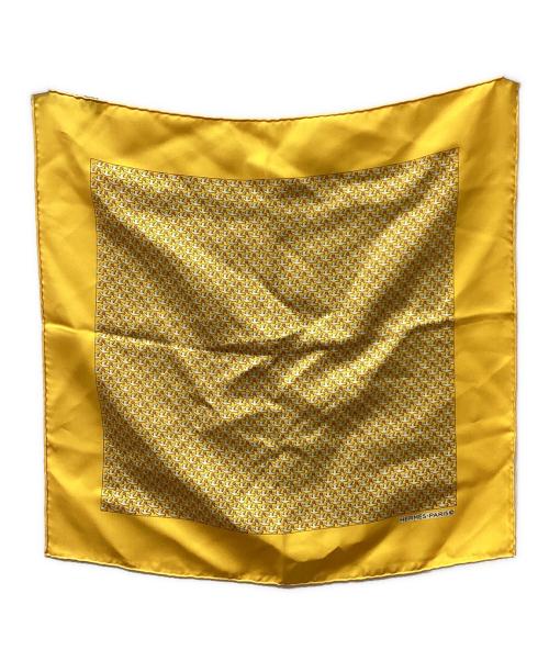 HERMES（エルメス）HERMES (エルメス) シルクポケトチーフ イエロー サイズ:下記参照の古着・服飾アイテム