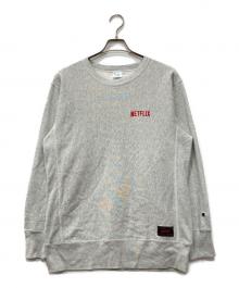 Champion（チャンピオン）の古着「C/N Sweat - 014 Netflix」｜グレー