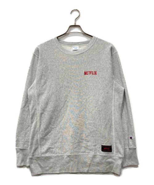 Champion（チャンピオン）Champion (チャンピオン) C/N Sweat - 014 Netflix グレー サイズ:XLの古着・服飾アイテム