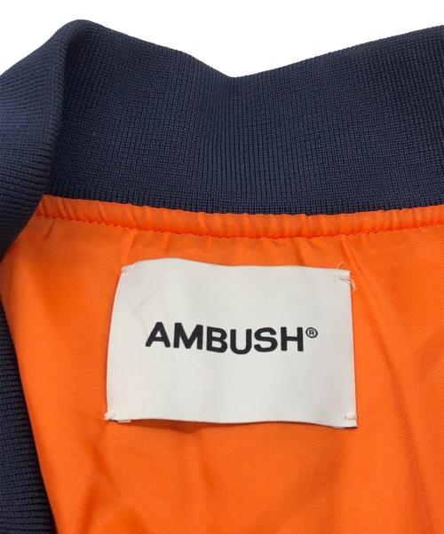 AMBUSH（アンブッシュ）AMBUSH (アンブッシュ) オーバーサイズMA-1ジャケット ネイビー サイズ:SIZE Mの古着・服飾アイテム