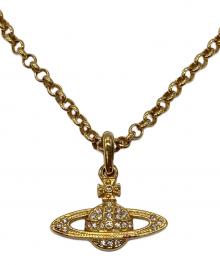 Vivienne Westwood（ヴィヴィアンウエストウッド）の古着「Mini Bas Relief ネックレス」｜ゴールド