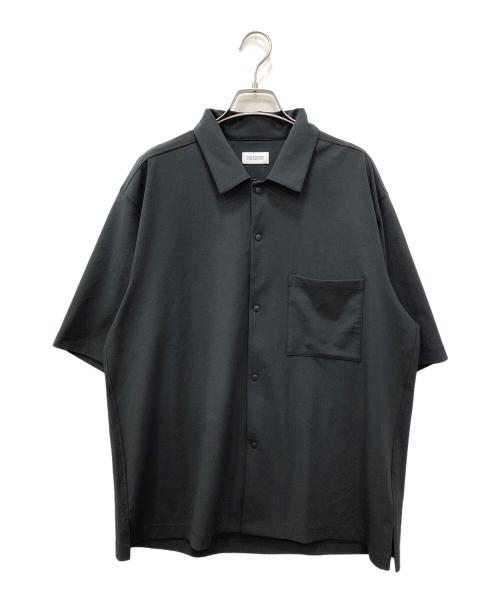 MACKINTOSH PHILOSOPHY（マッキントッシュ フィロソフィー）MACKINTOSH PHILOSOPHY (マッキントッシュ フィロソフィー) ドライフラットストレッチシリーズ オープンカラーシャツ ブラック サイズ:40の古着・服飾アイテム