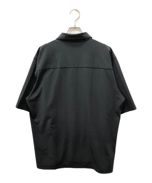 MACKINTOSH PHILOSOPHY（マッキントッシュ フィロソフィー）MACKINTOSH PHILOSOPHY (マッキントッシュ フィロソフィー) ドライフラットストレッチシリーズ オープンカラーシャツ ブラック サイズ:40の古着・服飾アイテム
