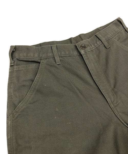 CarHartt（カーハート）CarHartt (カーハート) チェックネルライニングペインターパンツ カーキ サイズ:33×30の古着・服飾アイテム